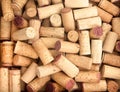 Wine corks background Royalty Free Stock Photo