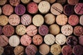 Wine corks background horizontal Royalty Free Stock Photo
