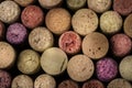 Wine corks background Royalty Free Stock Photo