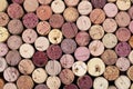 Wine corks background