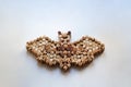 Wine corks bat composition with a copy space Royalty Free Stock Photo