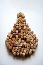 Wine corks blob on white background Royalty Free Stock Photo