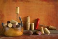 Wine corks and corkscrews,