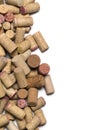 Wine corks isolated Royalty Free Stock Photo