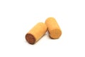 Wine corks isolated on white background Royalty Free Stock Photo