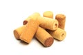 Wine corks isolated on white background Royalty Free Stock Photo