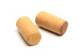 Wine corks isolated on white background Royalty Free Stock Photo