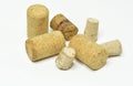 Wine corks - stopper used to seal wine bottles Royalty Free Stock Photo