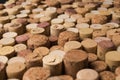 Wine corks texture background. Winery material texture Royalty Free Stock Photo