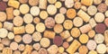 Wine corks textured background creating pattern Royalty Free Stock Photo