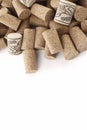 Wine corks from top Royalty Free Stock Photo