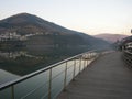 Wine country Douro valley reflection Royalty Free Stock Photo