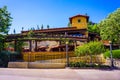 Wine Country Trattoria Restaurant Exterior California Adventure Royalty Free Stock Photo