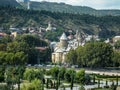 Medieval church at the center of old Tbilisi Royalty Free Stock Photo