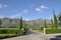 Wine estate Grand Provence  Cape Franschhoek South Africa Royalty Free Stock Photo