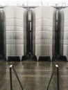 Wine fermentation tanks