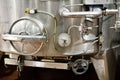 Wine fermentation vats Royalty Free Stock Photo