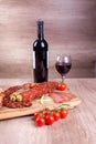 Wine and food Royalty Free Stock Photo