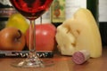 Wine Fruit & Cheese