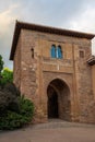 Wine Gate (Puerta del Vino) at Alhambra - Granada, Andalusia, Spain Royalty Free Stock Photo