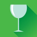Wine Glass Flat Icon