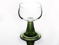 Wine Glass With Green Stem Royalty Free Stock Photo