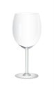 Wine glass isolated