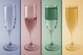 Wine glass metaphor / concept Royalty Free Stock Photo