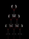 Wine Glass Pyramid