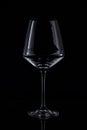 Wine glass in the shadows