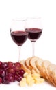 Wine and gourmet food Royalty Free Stock Photo