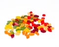 Wine gums per colour Royalty Free Stock Photo