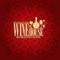 Wine house Vintage design card Royalty Free Stock Photo