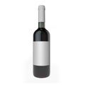 Wine isolated bottle