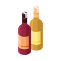 Wine Isometric Icon