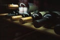Wine keeping photo Royalty Free Stock Photo