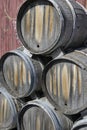 Wine Kegs Royalty Free Stock Photo