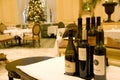 Wine in luxury restaurant