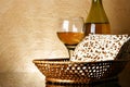 Wine and matzoh Royalty Free Stock Photo