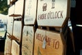 Wine O& x27;Clock Royalty Free Stock Photo