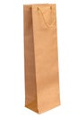 Wine Paper Bag Royalty Free Stock Photo