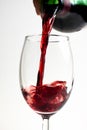 Wine puring Royalty Free Stock Photo