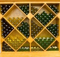 Wine Rack Royalty Free Stock Photo
