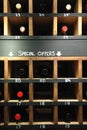 Wine rack Royalty Free Stock Photo
