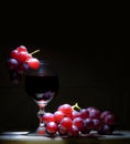 Wine red dark background Royalty Free Stock Photo