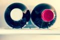 Wine in refrigerator Royalty Free Stock Photo