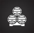 Wine related icon on background for graphic and web design. Simple vector sign. Internet concept symbol for website