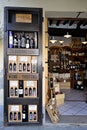 Wine shop in Tuscany, Italy Royalty Free Stock Photo