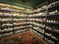 Wine shop, wide selection of wines