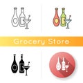 Wine and spirits icon Royalty Free Stock Photo